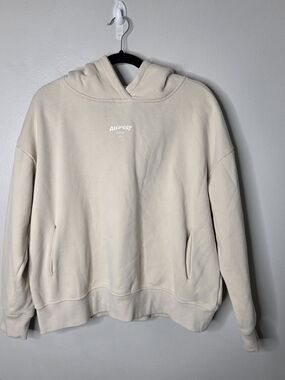 Wilo The Label Women's Cream Hoodie Sweatshirt